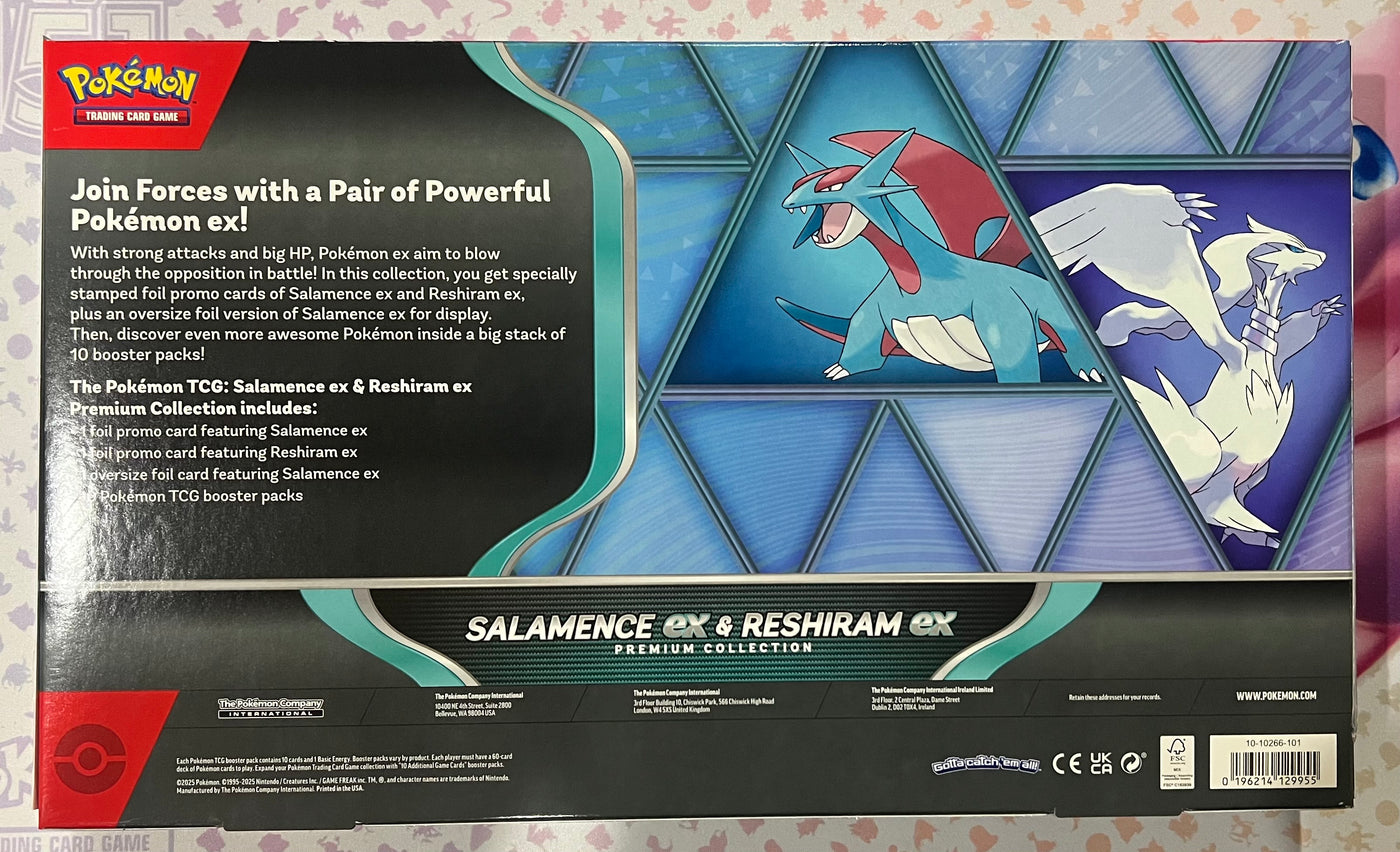 Salamence ex & Reshiram ex - Premium Collection