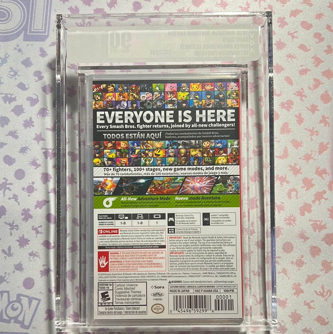 Switch - Super Smash Bros. Ultimate - VGA 90 Gold - American Hobby Time LLC