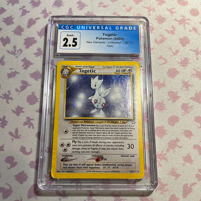 CGC 2.5 - Togetic - Neo Genesis - Unlimited - Holo - 16/111 - (2000)
