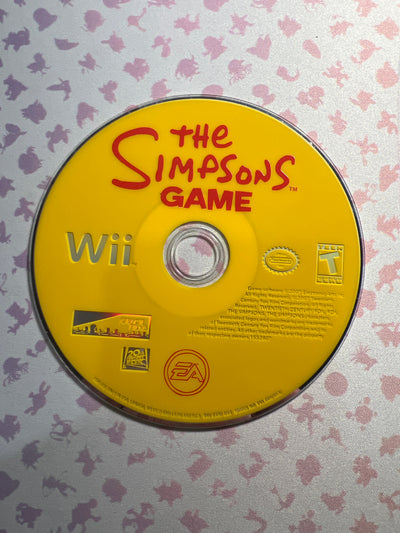 Wii - The Simpsons Game - Disc Only