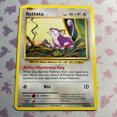 Rattata - Evolutions 66/108 (2016) (NM)