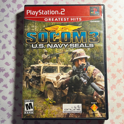 PS2 - SOCOM 3 U.S. Navy Seals - CIB