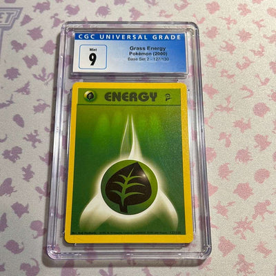 CGC 9 - Grass Energy - Base Set 2 - 127/130 (2000)