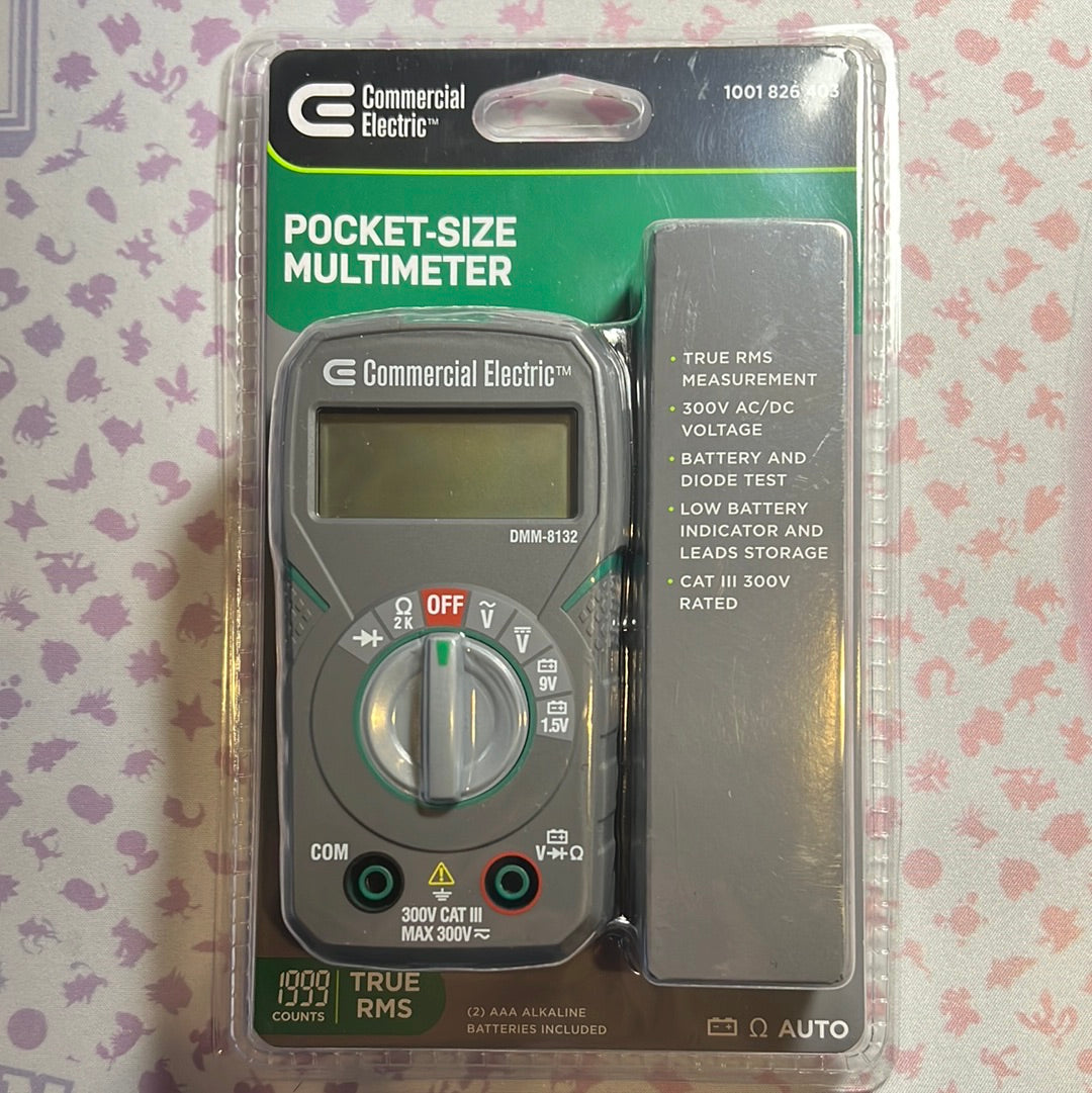 Commercial Electric - Pocket-Size Multimeter