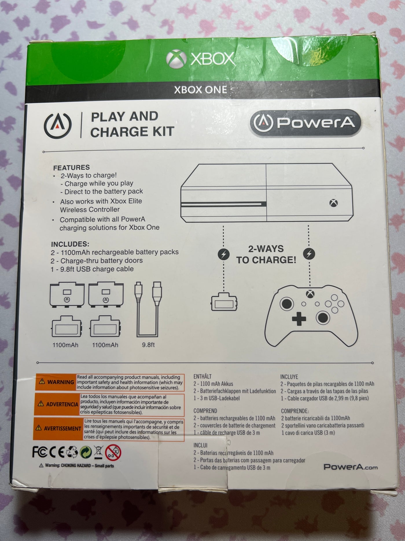 XBOX One - PowerA Play and Charge Kit - NIB