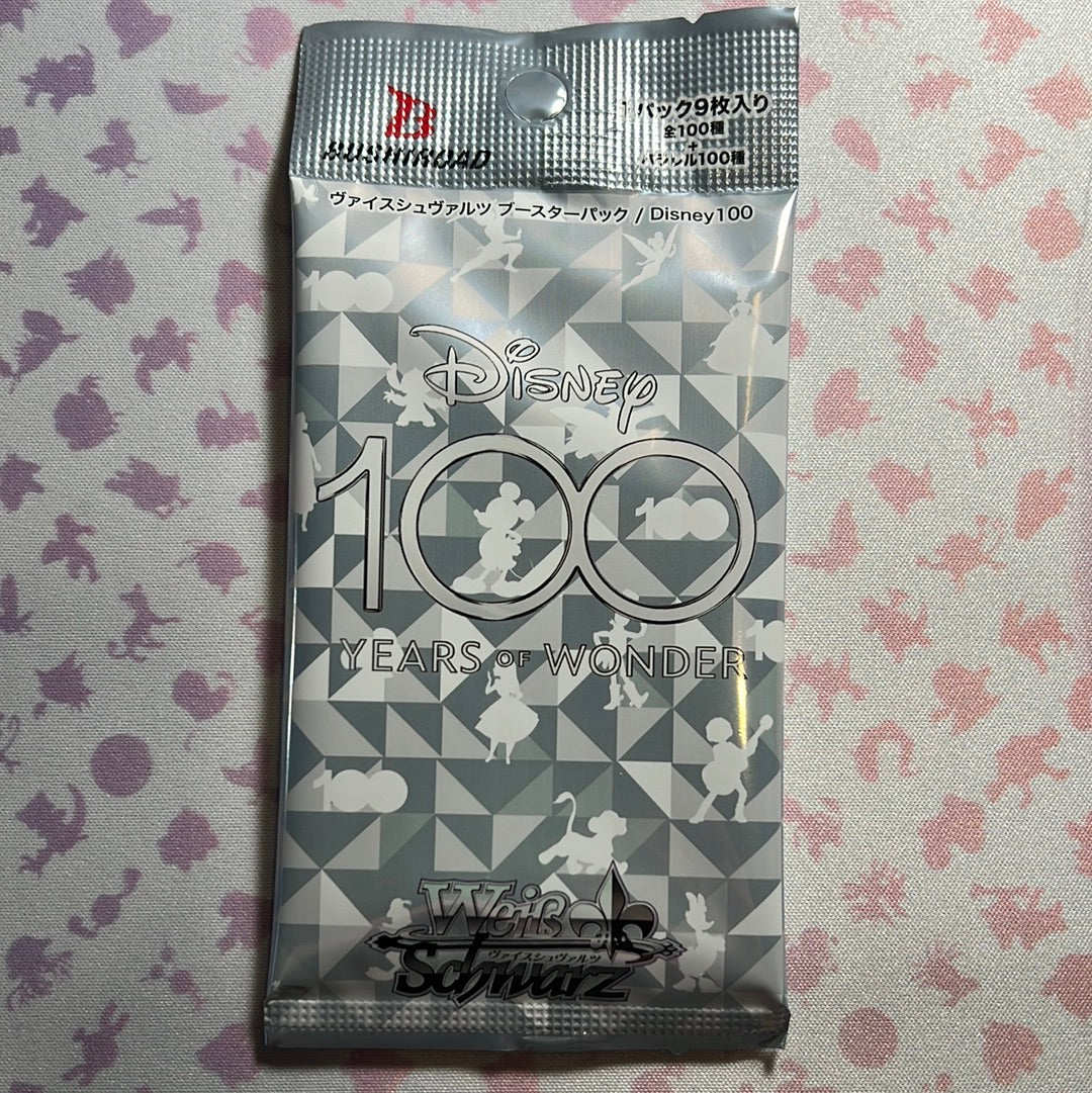 Disney 100 Wiess Schwarz Booster Pack American Hobby Time LLC Disney 100 Wiess Schwarz Booster Pack American Hobby Time LLC