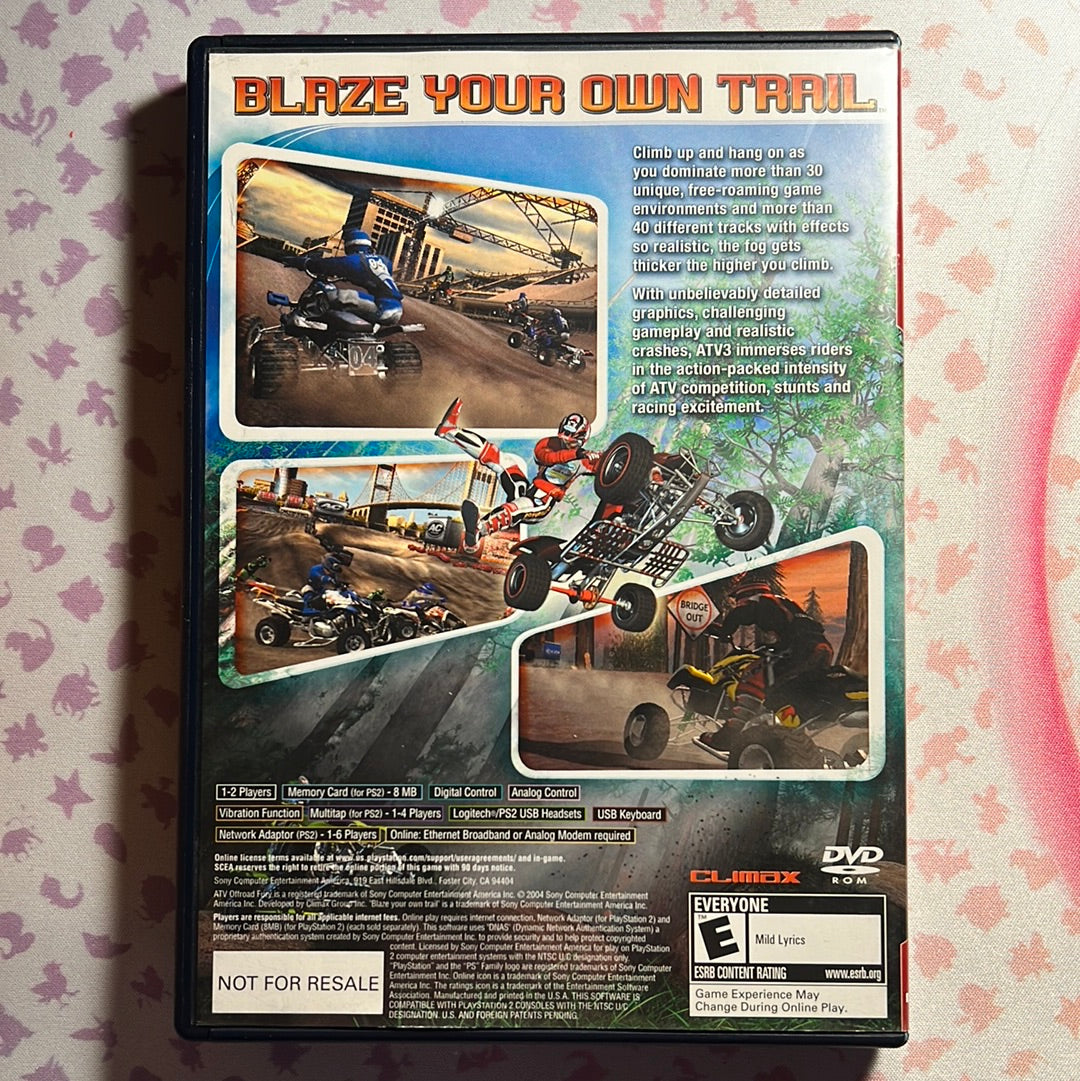 PS2 - ATV Offroad Fury 3 - CIB