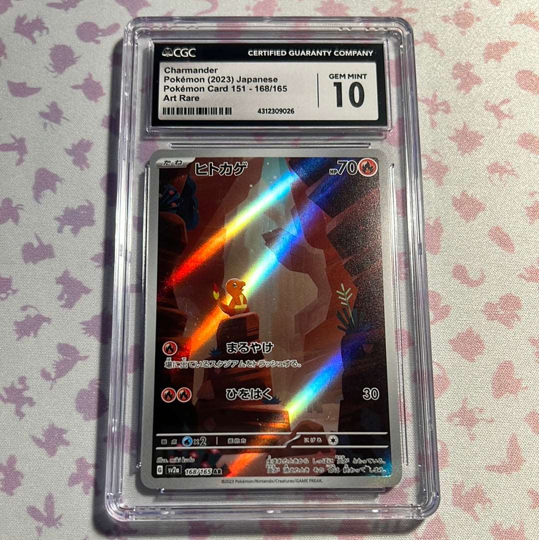 CGC 10 - Charmander - Japanese - 151 - 168/165 - AR (2023) – American ...