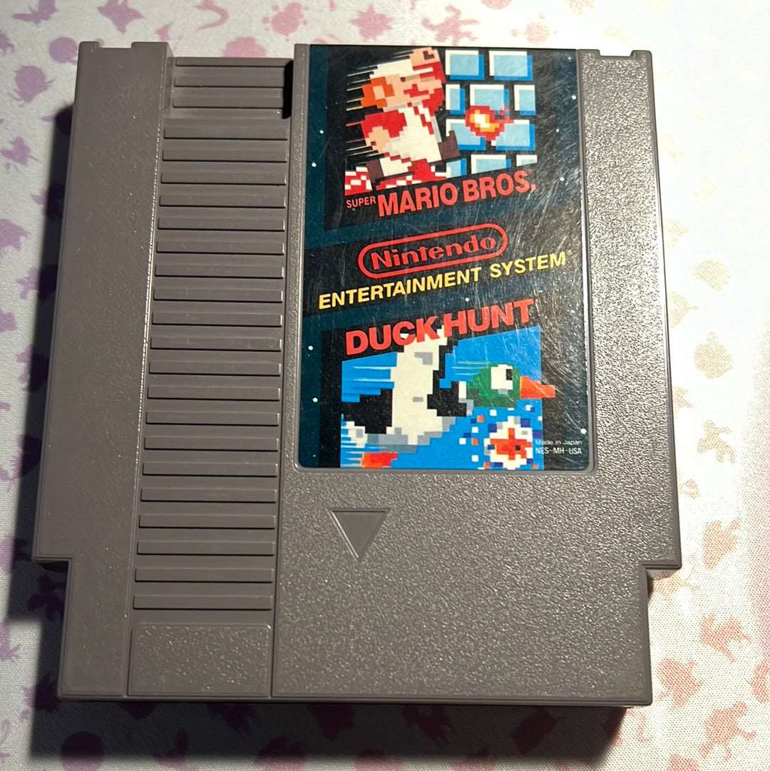 NES - Super Mario Bros./Duck Hunt - Loose with manual and case