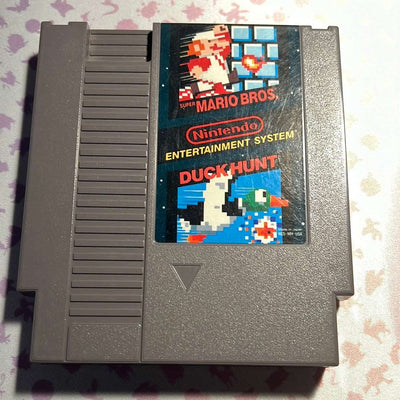 NES - Super Mario Bros./Duck Hunt - Loose with manual and case