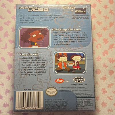 GBA - Nickolodeon All Grown Up Volume 1 - Sealed