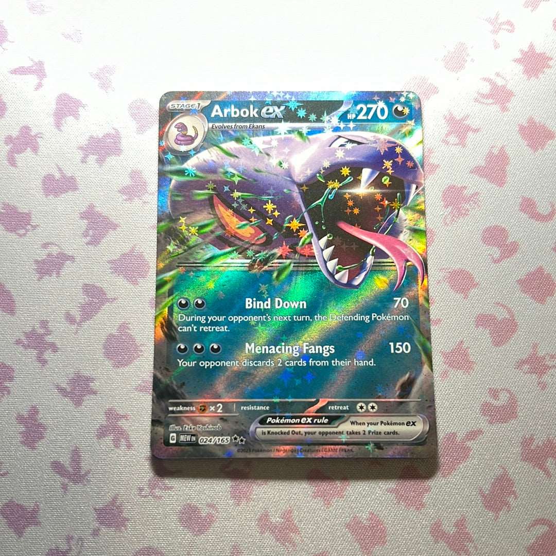 arbok ex pokemon card Arbok ex Pokemon 151 024/165 sv2a Pokemon Card NM Near Mint US SELLER
