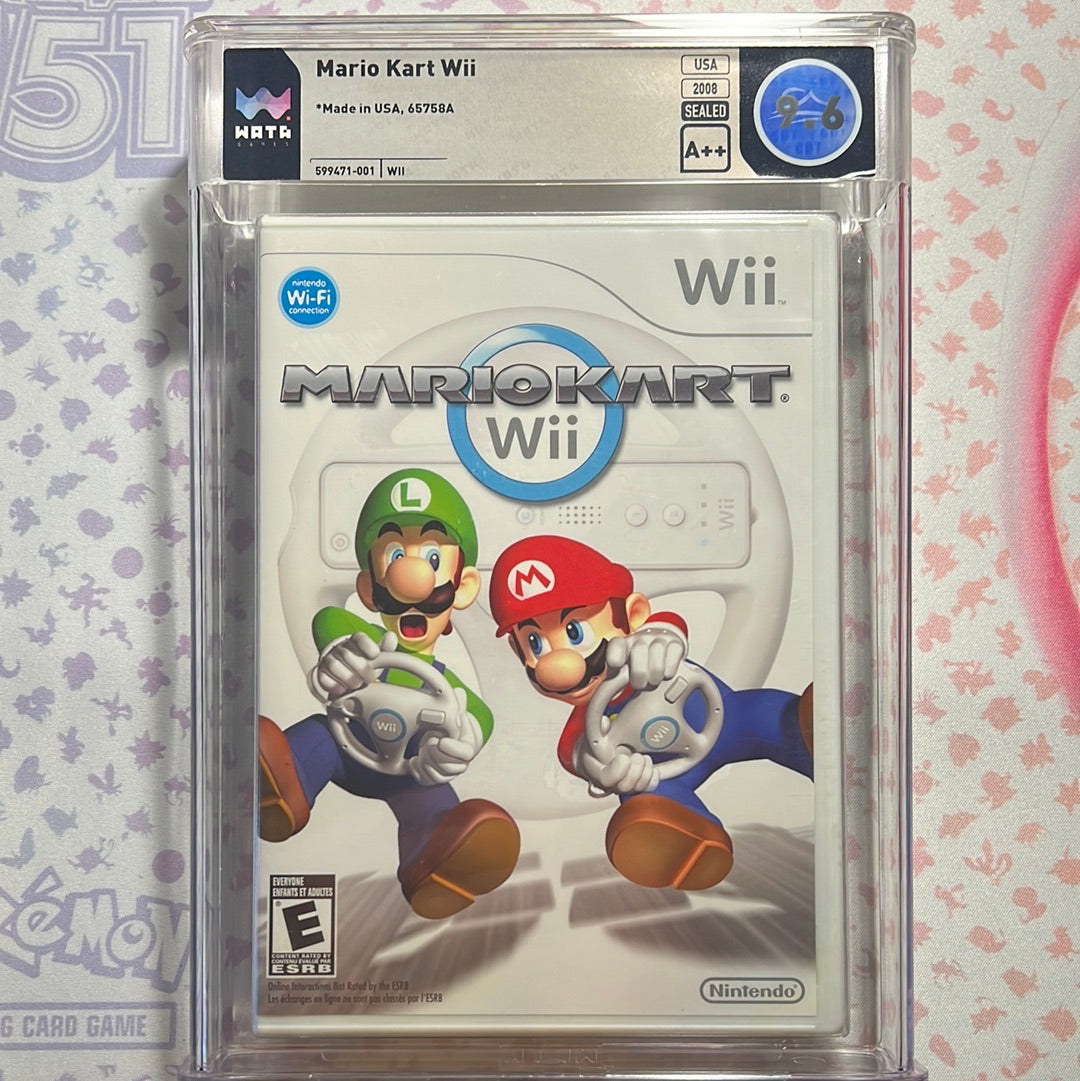 Wii - MarioKart Wii - WATA 9.6 - American Hobby Time LLC