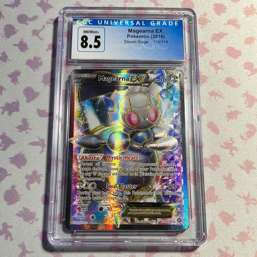 magearna ex pokemon card price CGC 8.5 - Magearna EX - Steam Siege