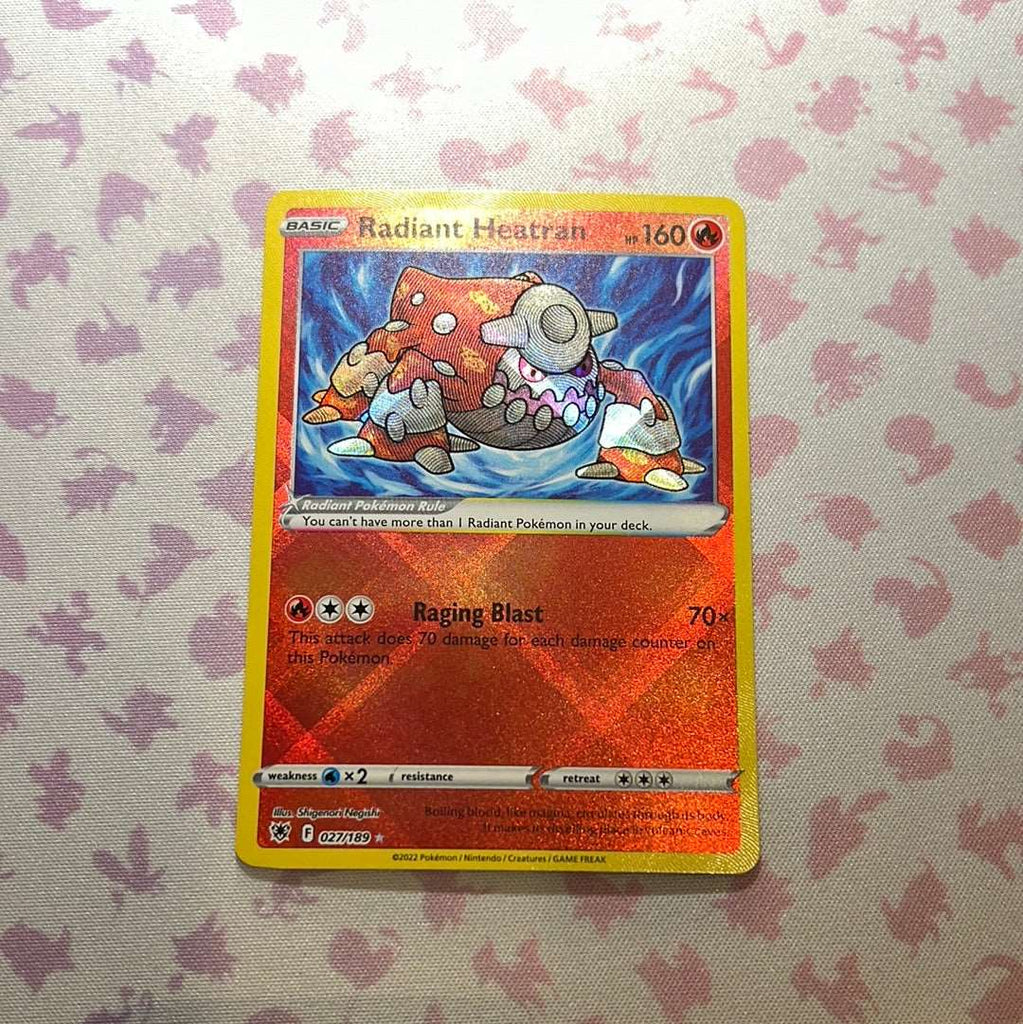 radiant heatran pokemon card value Radiant Heatran - Astral Radiance 027/189