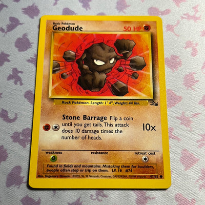 Geodude - Fossil Set 47/62 (NM)