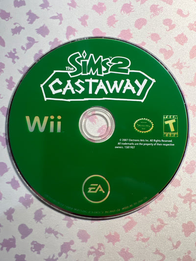 Wii - The Sims 2 Castaway - Disc Only