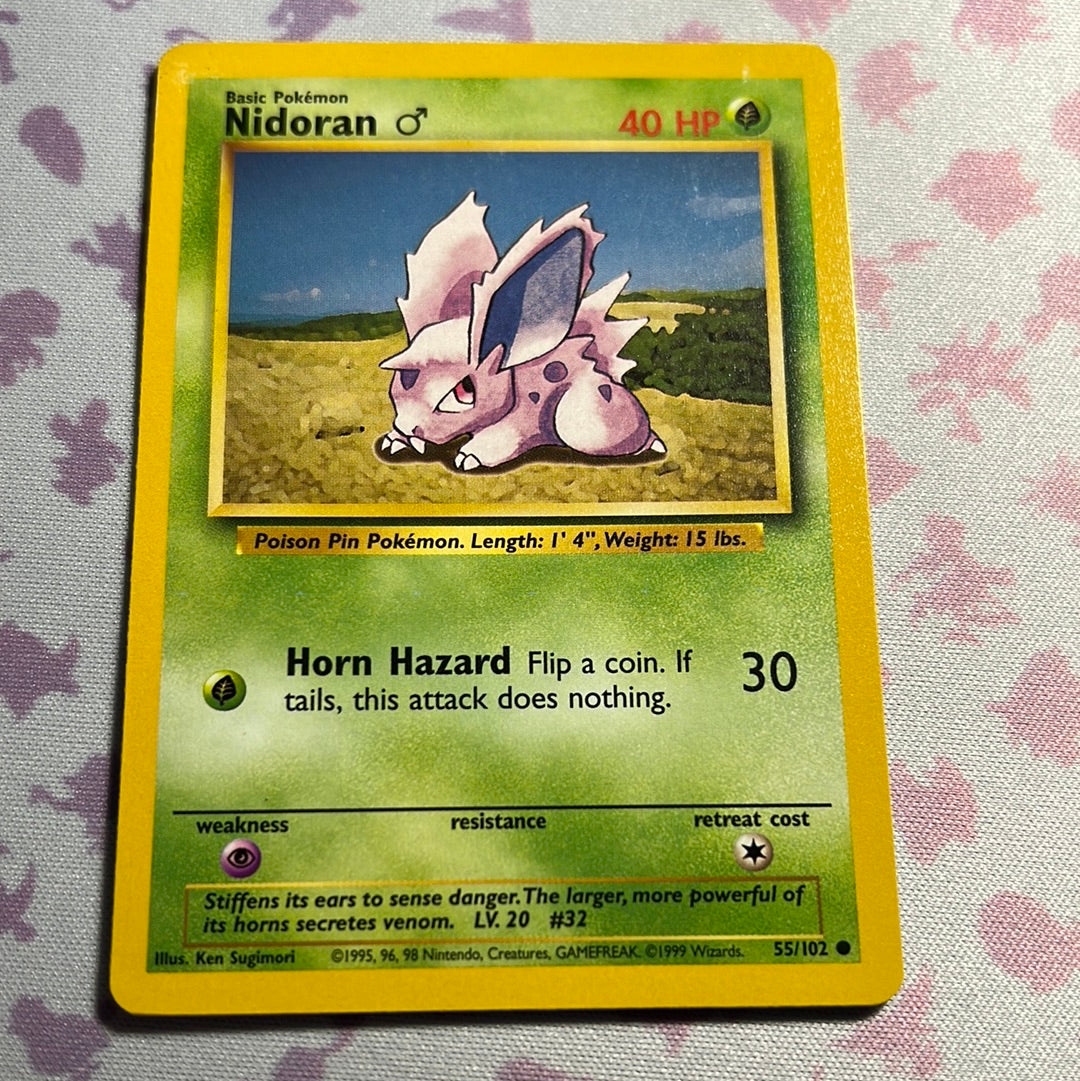 Nidoran - Base Set Unlimited 55/102 (NM)