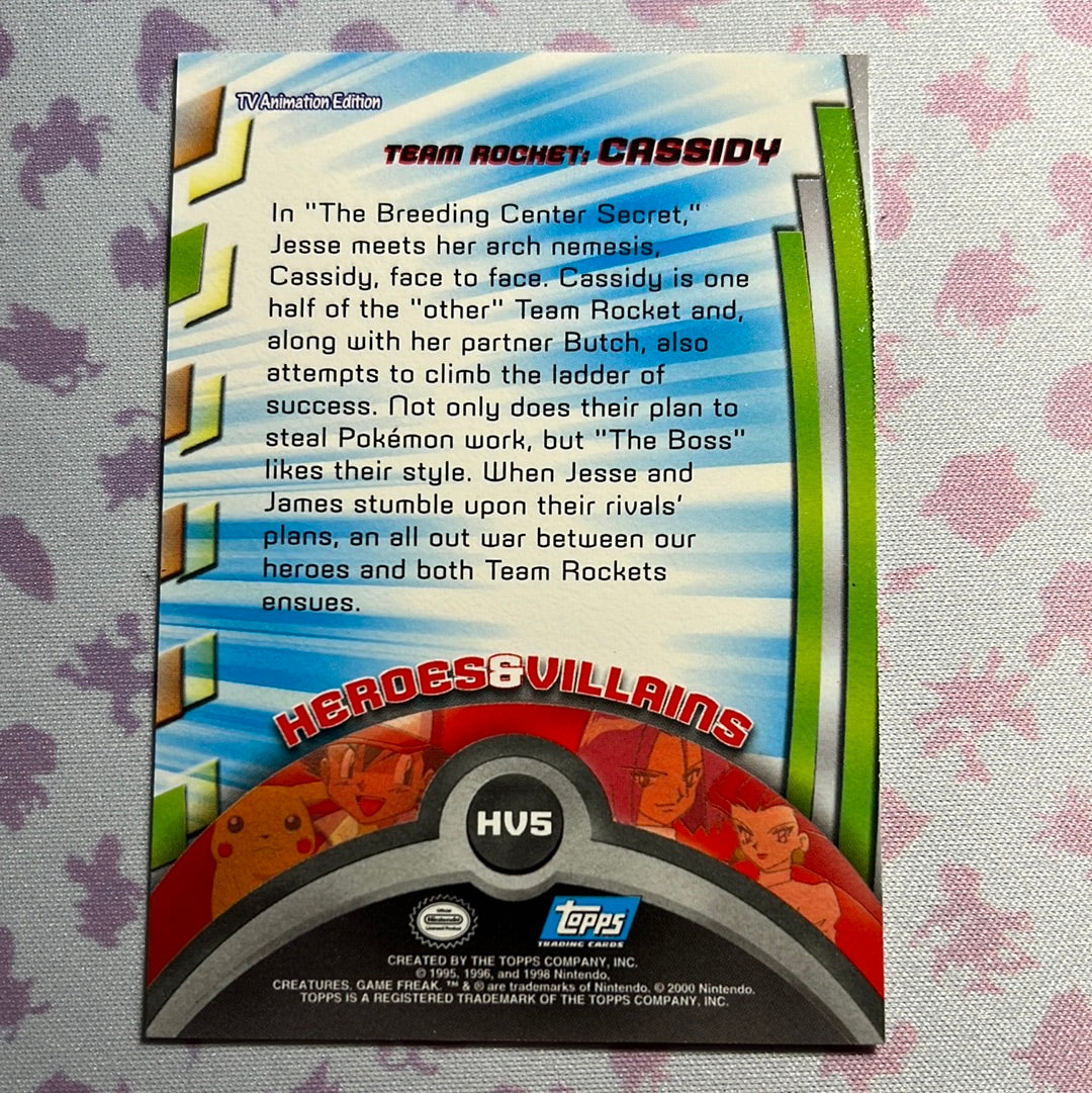 TOPPS - Team Rocket: Cassidy - FOIL HOLO - (NM)