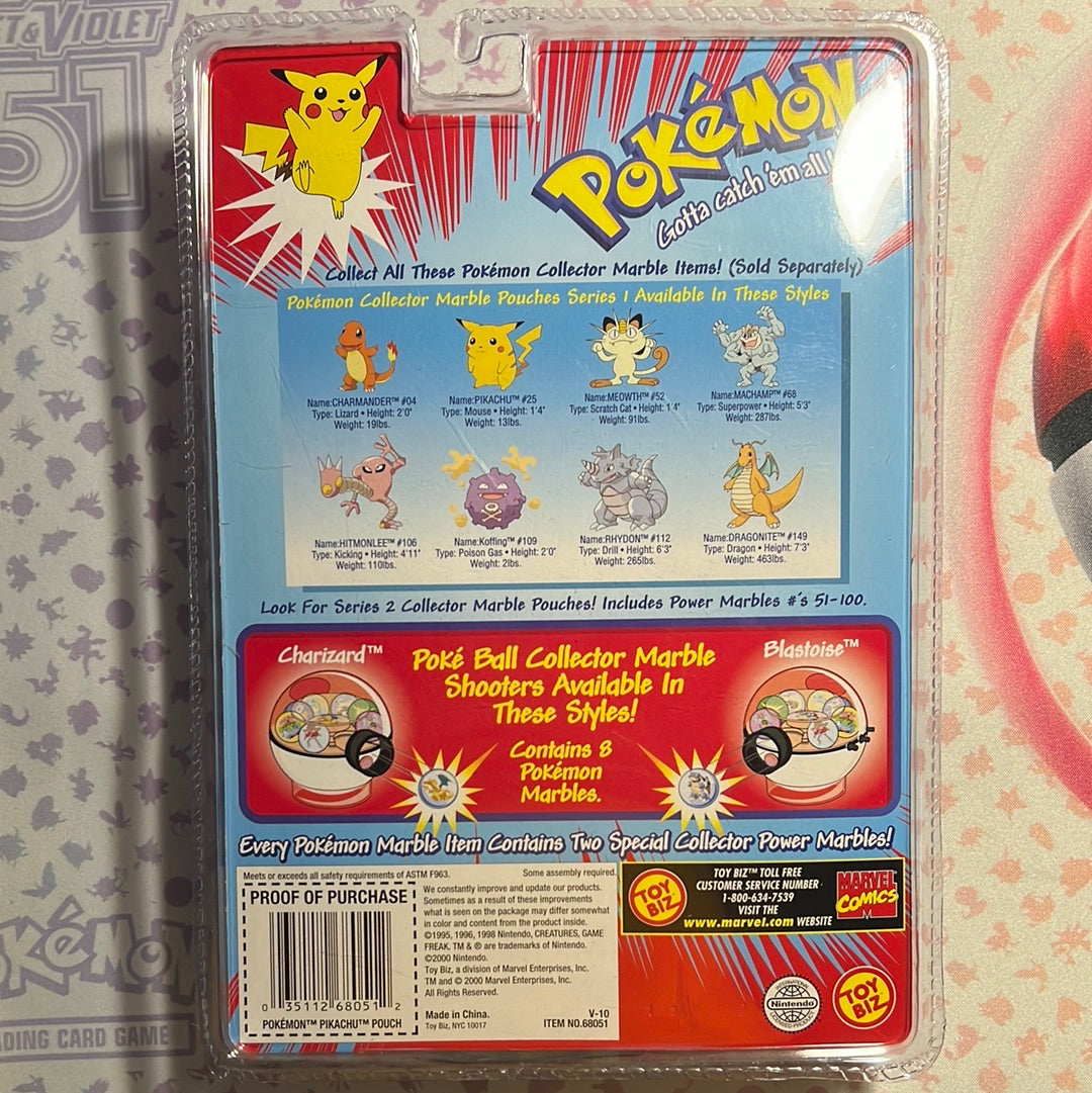Vintage Pokemon Marble Set Series 1 - Pikachu - Sealed - American Hobby Time LLC