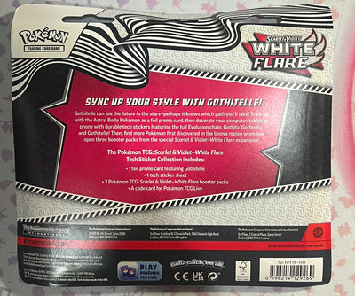 White Flare Tech Sticker Collection