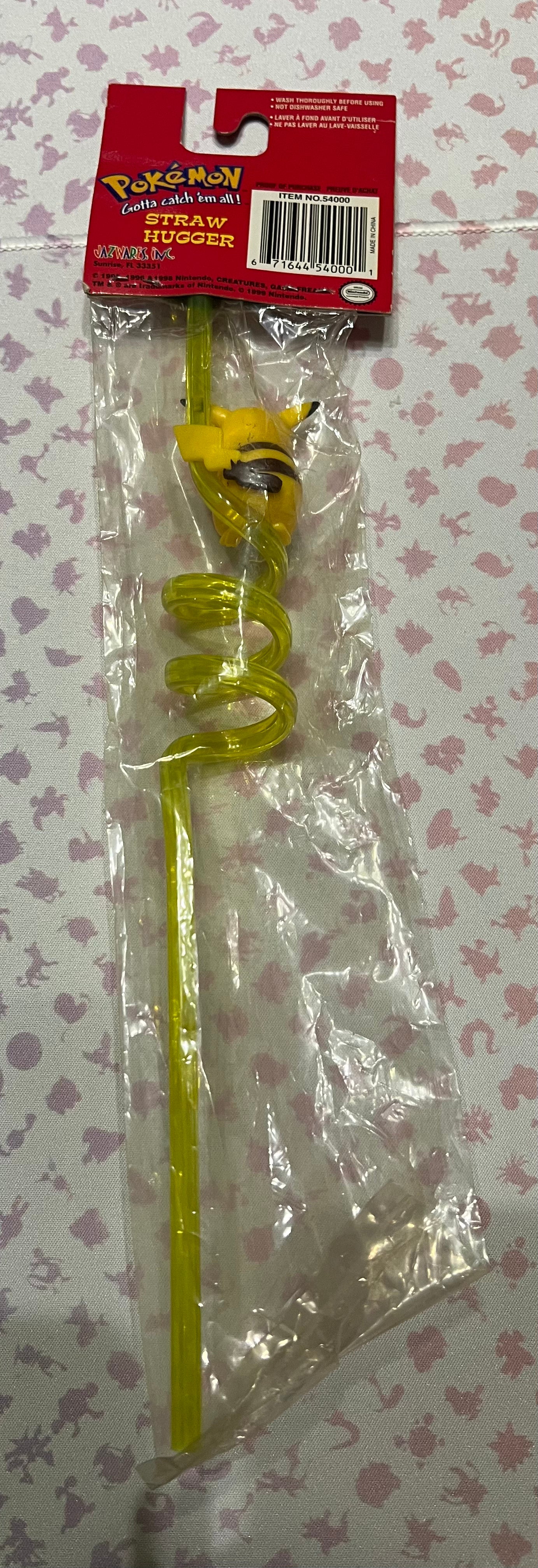 Vintage Pokemon #25 Pikachu Straw Hugger - New