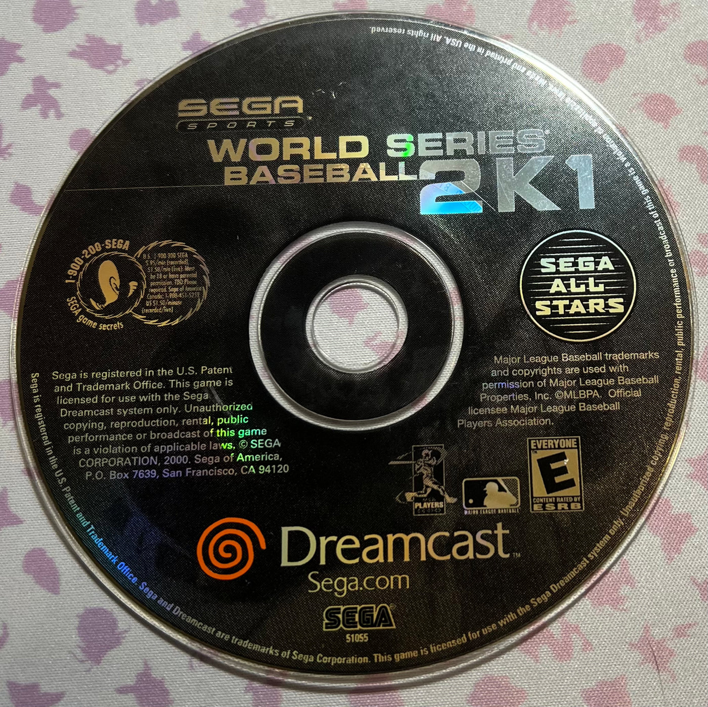 SEGA Dreamcast - World Series Baseball 2K1 -DISC ONLY