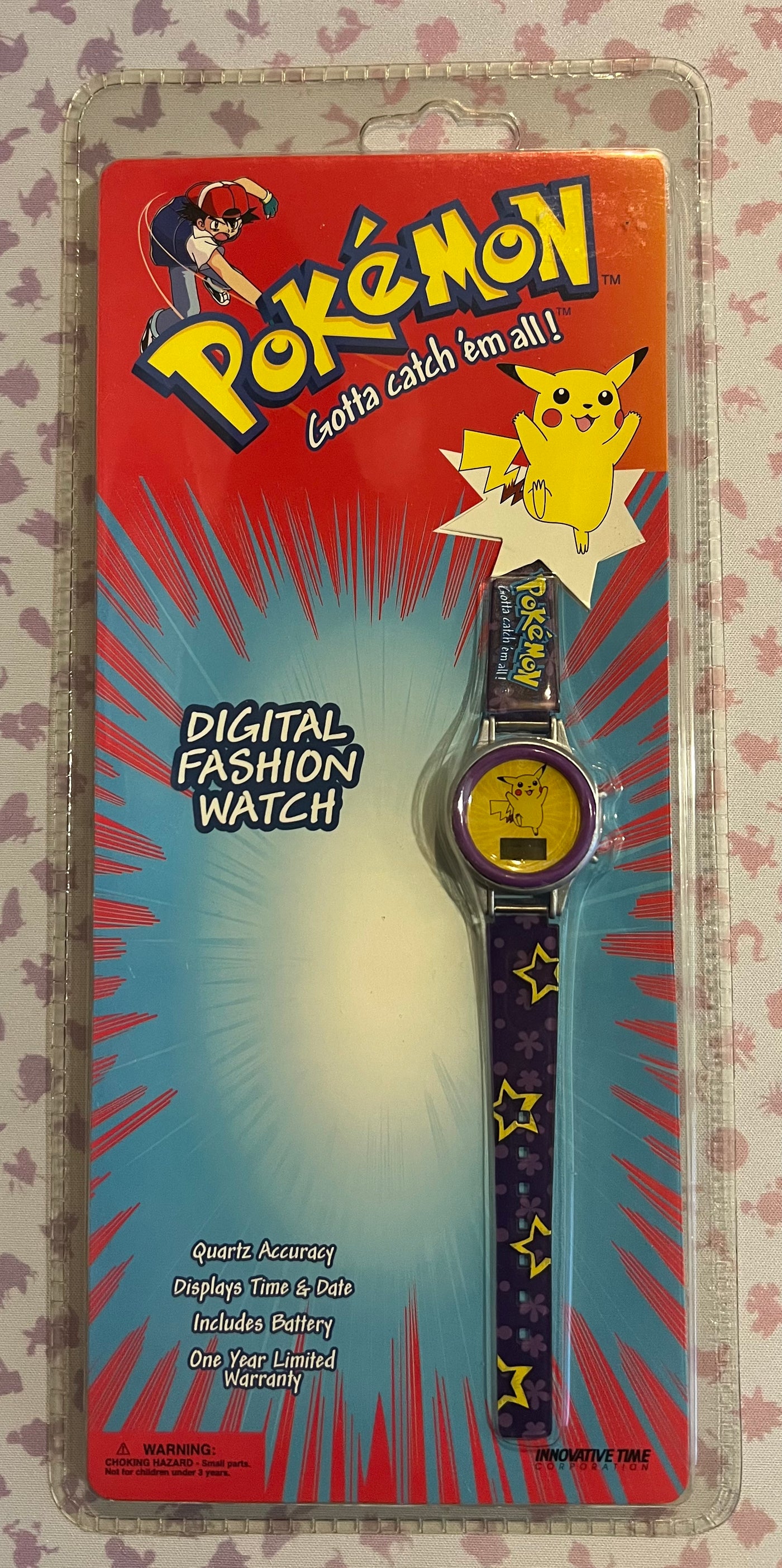 Vintage Pokemon Mix & Match Digital Watch - Model POKLC03 - New