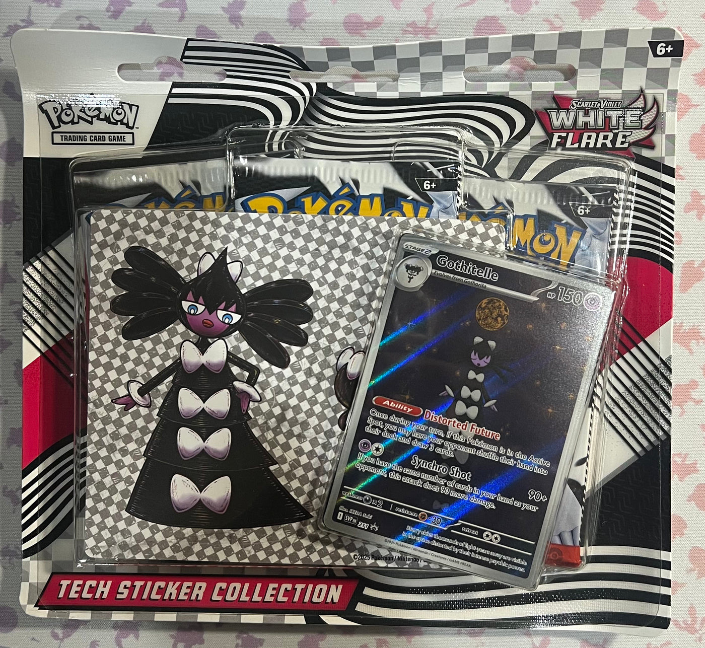 White Flare Tech Sticker Collection