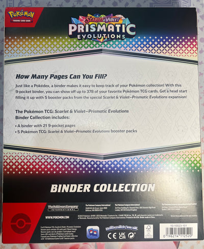 Prismatic Evolutions Binder Collection