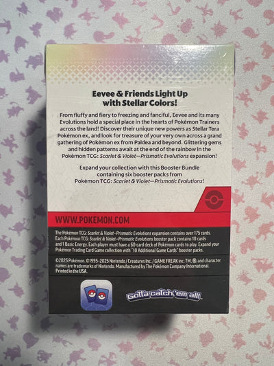 Prismatic Evolutions Booster Bundle