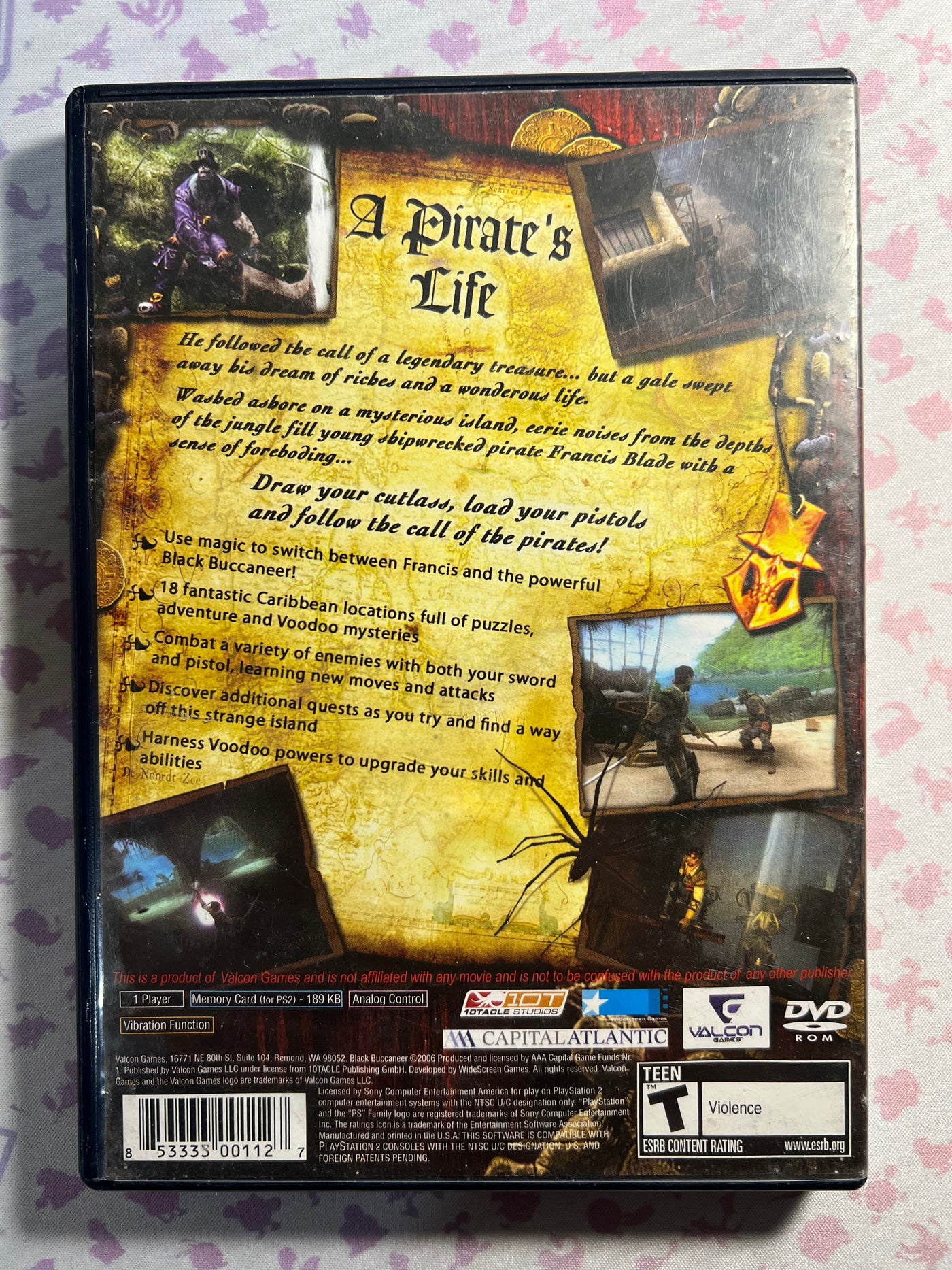 PS2 - Pirates Legend of the Black Buccaneer - CIB