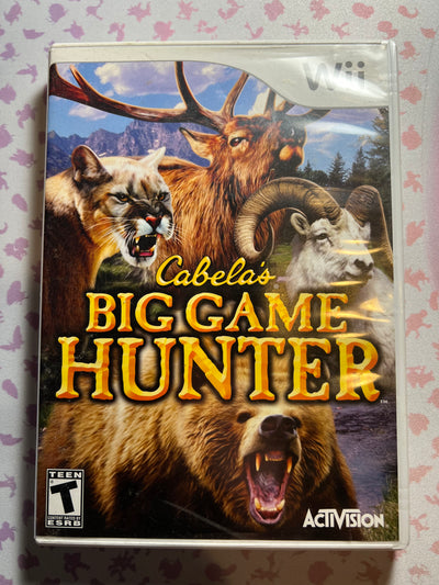 Wii - Cabela's Big Game Hunter - CIB